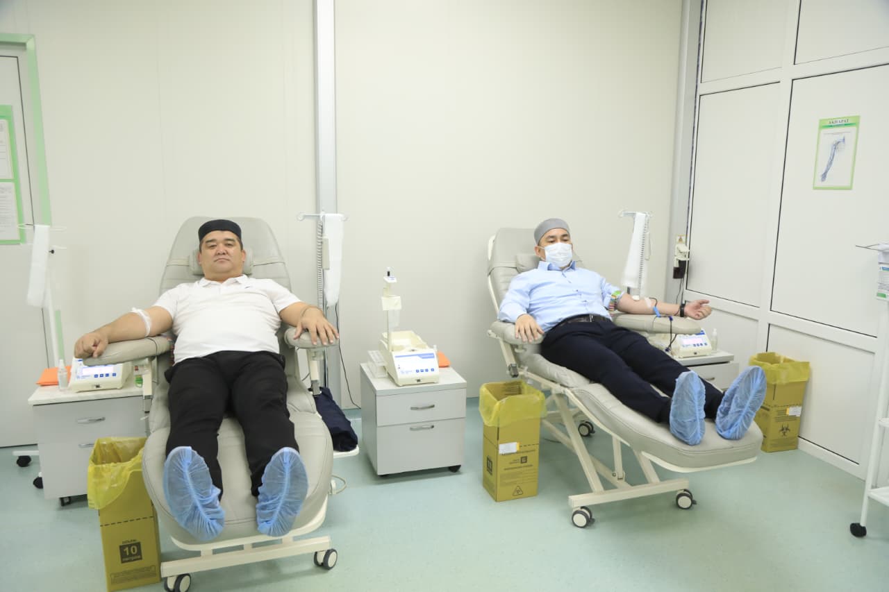 Шымкент имамдары қан тапсырды