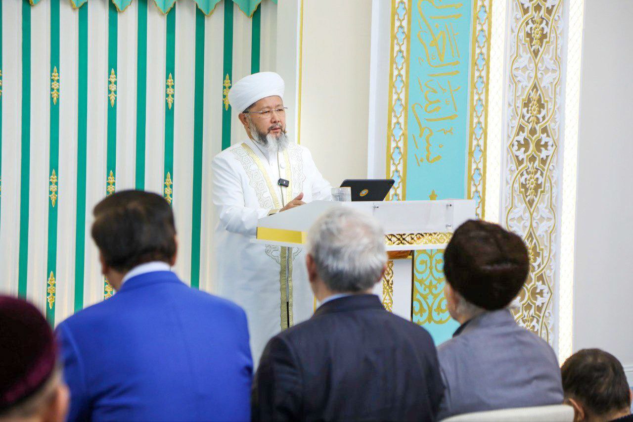 ҚМДБ ТӨРАҒАСЫ «ӘЛИ-МҰХАММЕД» МЕШІТІНДЕ ЖҰМА УАҒЫЗЫН АЙТТЫ