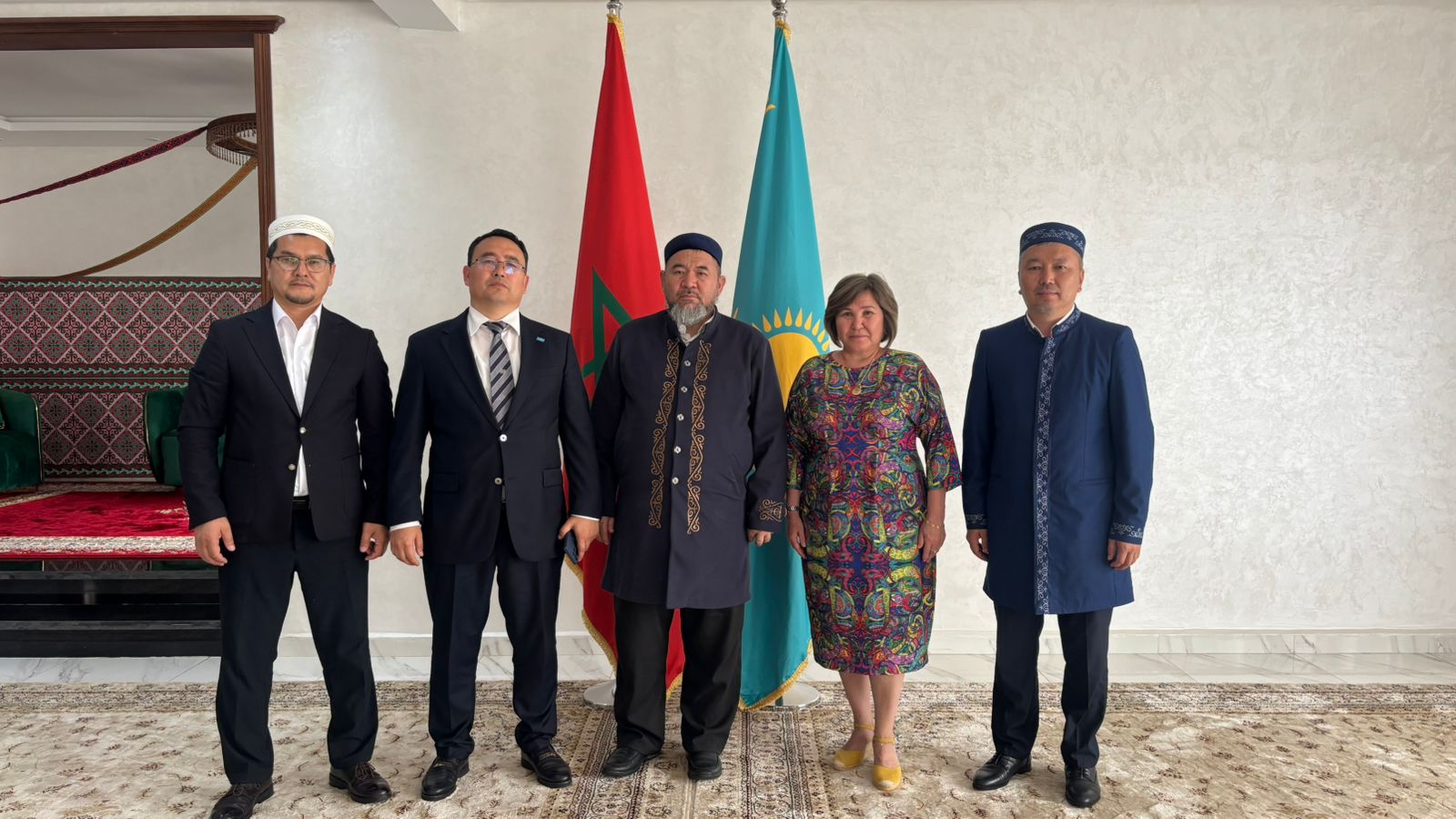 МАРОККОДАҒЫ ҚАЗАҚСТАН ЕЛШІСІМЕН КЕЗДЕСУ ӨТТІ
