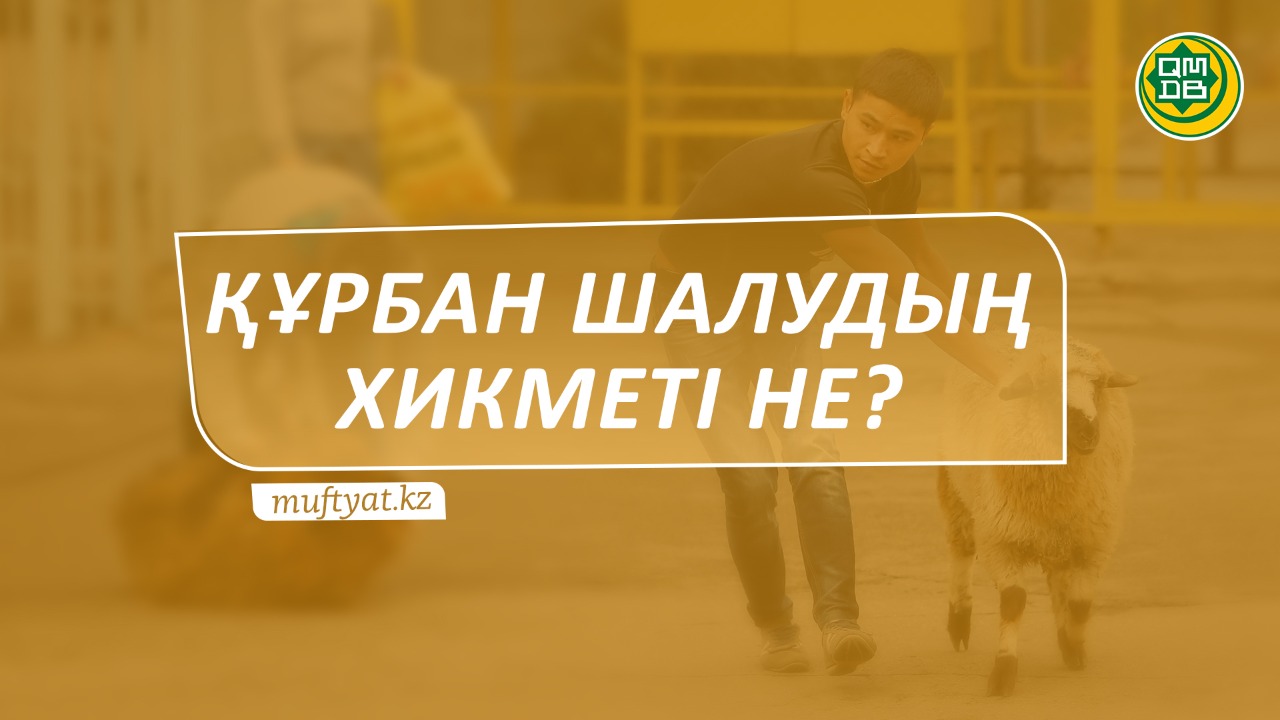 ҚҰРБАН ШАЛУДЫҢ ХИКМЕТІ НЕ?