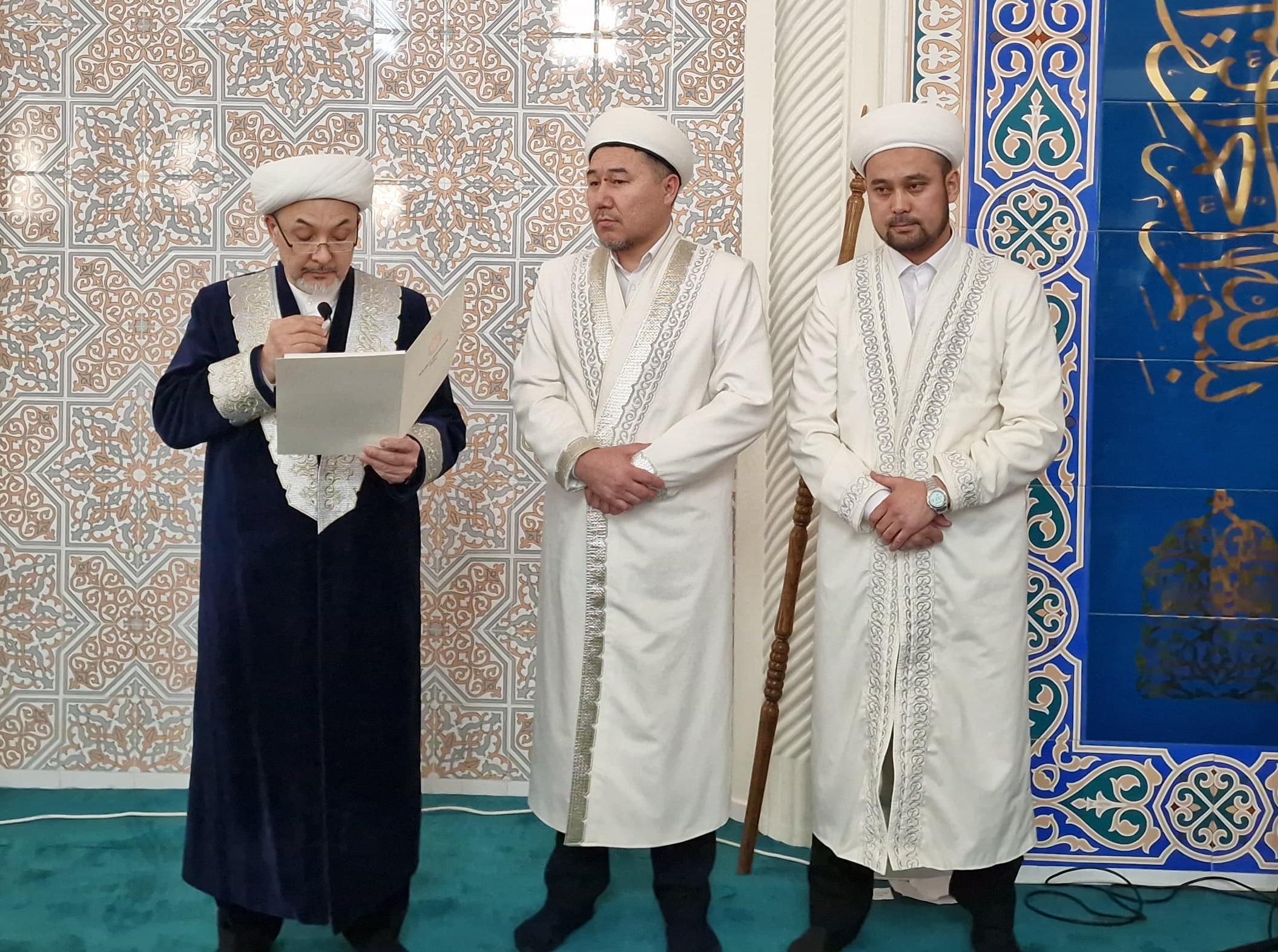 НАЗНАЧЕН ГЛАВНЫЙ ИМАМ В ЖАМБЫЛСКУЮ ОБЛАСТЬ