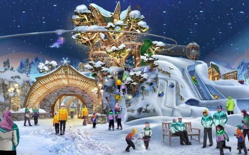 Самый большой парк зимних забав откроется в Абу-Даби