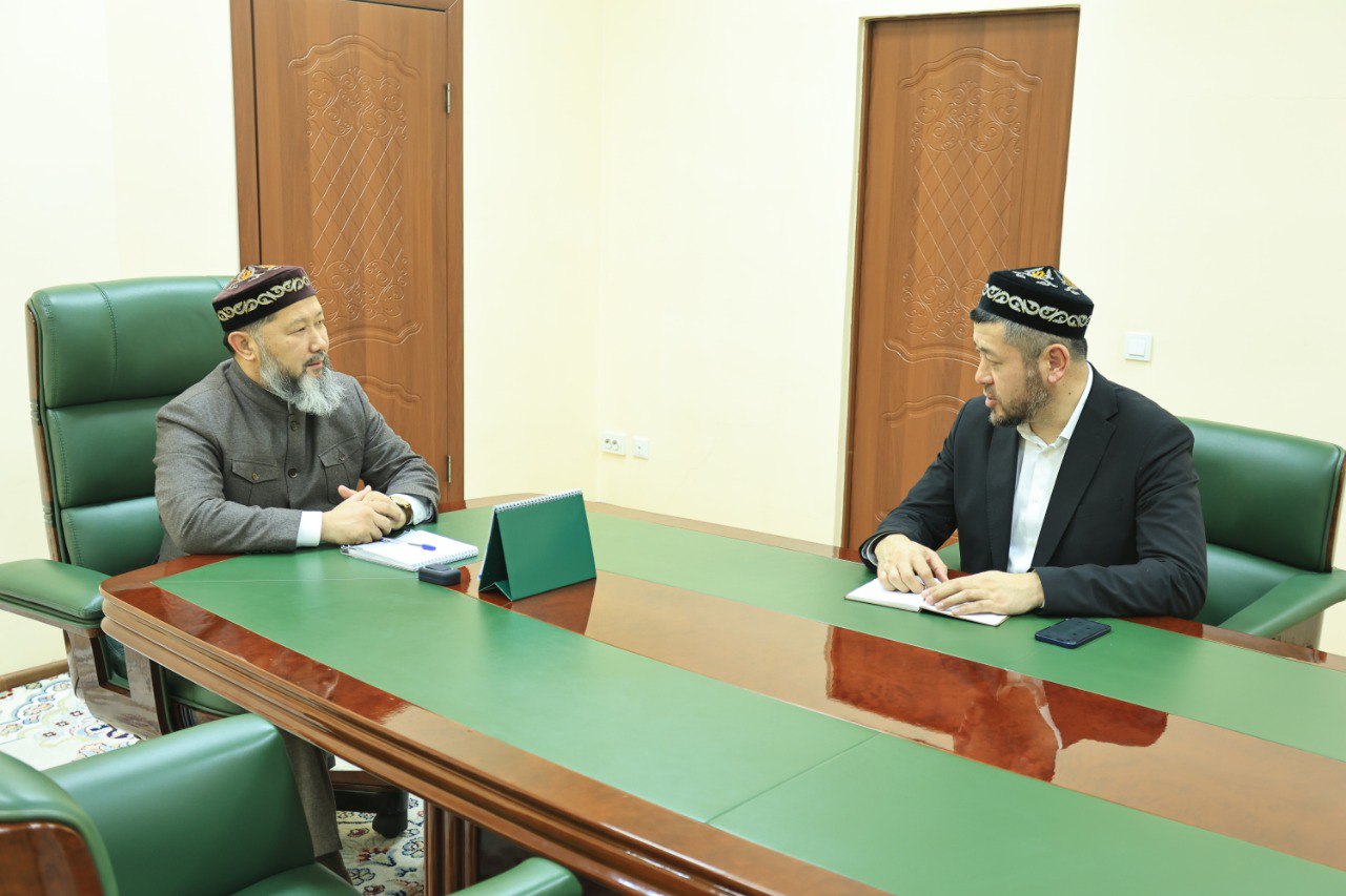 БАС МҮФТИ ДІНИ БАСҚАРМАНЫҢ ТҮРКИЯДАҒЫ ӨКІЛІМЕН КЕЗДЕСТІ